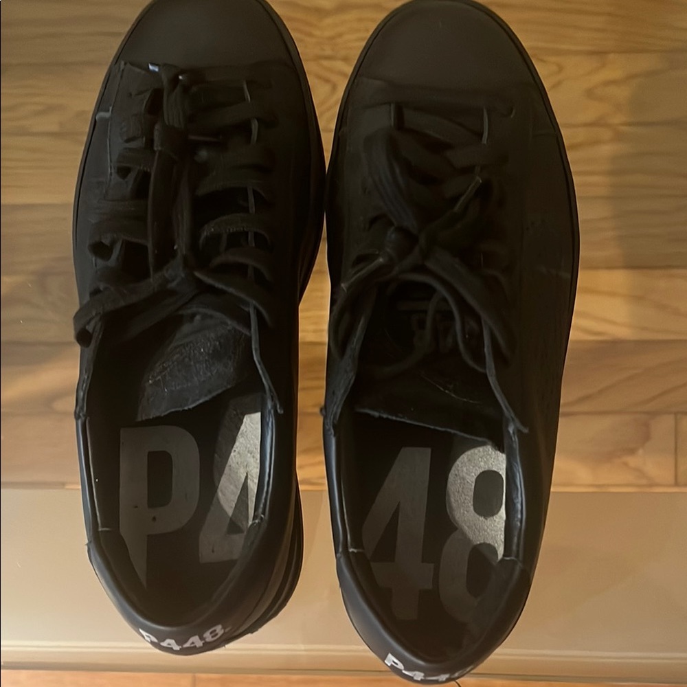 P448 Black Sneakers Made in Italy